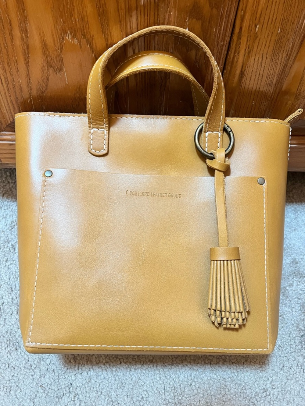 Portland Leather Mango Crossbody